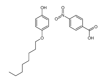 4-nitrobenzoic acid,4-octoxyphenol结构式