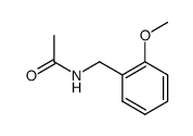 ACETAMIDE, N-[(2-METHOXYPHENYL)METHYL]-结构式