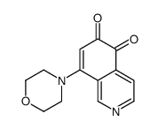 8-morpholin-4-ylisoquinoline-5,6-dione结构式