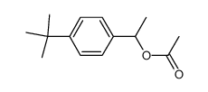 1-(&alpha;-acetoxyethyl)-4-t-butylbenzene结构式