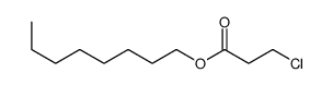 octyl 3-chloropropanoate结构式