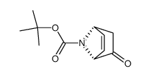 (1R,4R)-7-(tert-butoxycarbonyl)-7-azabicyclo[2.2.1]hept-5-en-2-one结构式