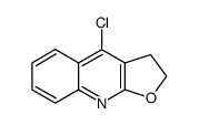 4-chloro-2,3-dihydro-furo[2,3-b]quinoline结构式