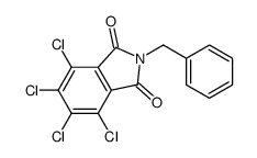 2-benzyl-4,5,6,7-tetrachloroisoindole-1,3-dione结构式