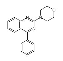 2-morpholin-4-yl-4-phenyl-quinazoline结构式
