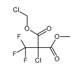 1-O-(chloromethyl) 3-O-methyl 2-chloro-2-(trifluoromethyl)propanedioate结构式