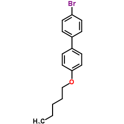 4-Bromo-4'-(pentyloxy)biphenyl结构式
