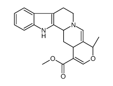 methyl 4-methyl-7,8,13,13b,14,14a-hexahydro-4H-indolo[2,3-a]pyrano[3,4-g]quinolizine-1-carboxylate结构式