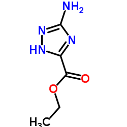 5-氨基-4H-[1,2,4]-三唑-3-羧酸甲酯结构式