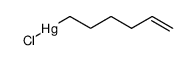 hex-5-en-1-ylmercury(II) chloride结构式