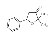 2,2-dimethyl-5-phenyloxolan-3-one结构式