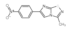 3-Methyl-6-(4-nitro-phenyl)-imidazo[1,2-d][1,2,4]thiadiazole结构式