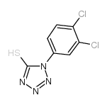 1-(3,4-二氯苯酯)-5-巯基-1H-四唑结构式