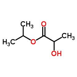 (S)-(-)-乳酸异丙酯结构式