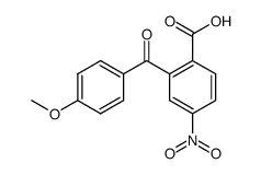 2-(4-methoxy-benzoyl)-4-nitro-benzoic acid结构式