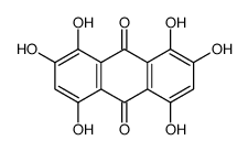 1,2,4,5,7,8-hexahydroxyanthracene-9,10-dione结构式