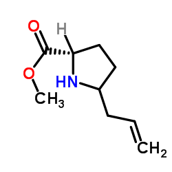 L-Proline,5-(2-propenyl)-,methylester(9CI)结构式