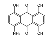 1-amino-4,5,8-trihydroxyanthraquinone结构式