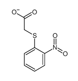 [(2-硝基苯基)硫代]乙酸结构式