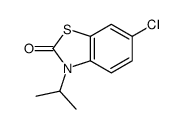 6-Chloro-3-isopropylbenzo[d]thiazol-2(3H)-one结构式