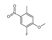 1-fluoro-2-methoxy-4-methyl-5-nitrobenzene结构式