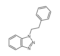 1-phenethyl-1H-benzo[d][1,2,3]triazole结构式