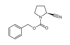 (S)-1-N-苄氧羰基-2-氰基吡咯烷结构式