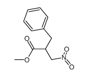 (RS)-2-benzyl-3-nitropropanoic acid methyl ester结构式