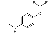 Benzenamine, 4-(difluoromethoxy)-N-methyl- (9CI)结构式