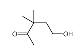 5-hydroxy-3,3-dimethylpentan-2-one结构式