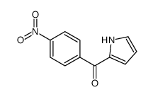 (4-nitrophenyl)-(1H-pyrrol-2-yl)methanone结构式
