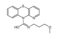 N-(3-Methoxypropyl)-10H-pyrido[3,2-b][1,4]benzothiazine-10-carboxamide结构式