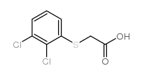 2-(2,3-二氯苯基硫代)乙酸结构式