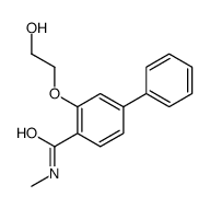 2-(β-Hydroxyethoxy)-N-methyl-4-phenylbenzamide结构式