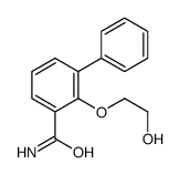 2-(&beta;-Hydroxyethoxy)-3-phenylbenzamide结构式