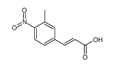 3-(3-methyl-4-nitrophenyl)prop-2-enoic acid结构式
