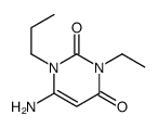 6-Amino-3-ethyl-1-propyluracil结构式