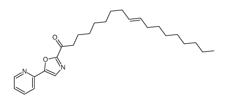 1-(5-pyridin-2-yl-1,3-oxazol-2-yl)octadec-9-en-1-one结构式