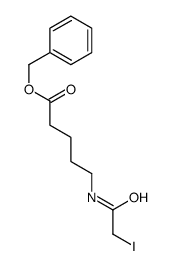 benzyl 5-[(2-iodoacetyl)amino]pentanoate结构式
