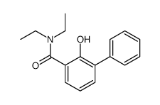 N,N-Diethyl-2-hydroxy-1,1'-biphenyl-3-carboxamide结构式
