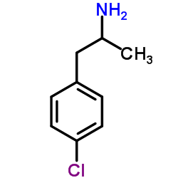 (±)-p-Chloroamphetamine结构式