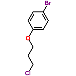 1-溴-4-(3-氯丙氧基)苯结构式