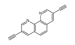 3,8-bis(ethynyl)-1,10-phenanthroline结构式