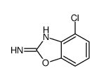 4-氯苯并[d]噁唑-2-胺结构式