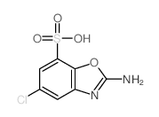 7-Benzoxazolesulfonicacid, 2-amino-5-chloro-结构式