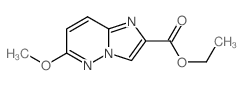 Imidazo[1,2-b]pyridazine-2-carboxylicacid, 6-methoxy-, ethyl ester结构式