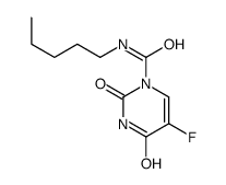 5-fluoro-2,4-dioxo-N-pentylpyrimidine-1-carboxamide结构式