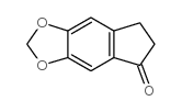 6,7-二氢茚并[5,6-d][1,3]二氧-5-酮结构式