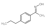1-(4-丙基苯基)-1-乙酮肟结构式