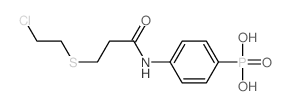 Phosphonic acid,[4-[[3-[(2-chloroethyl)thio]-1-oxopropyl]amino]phenyl]- (9CI)结构式